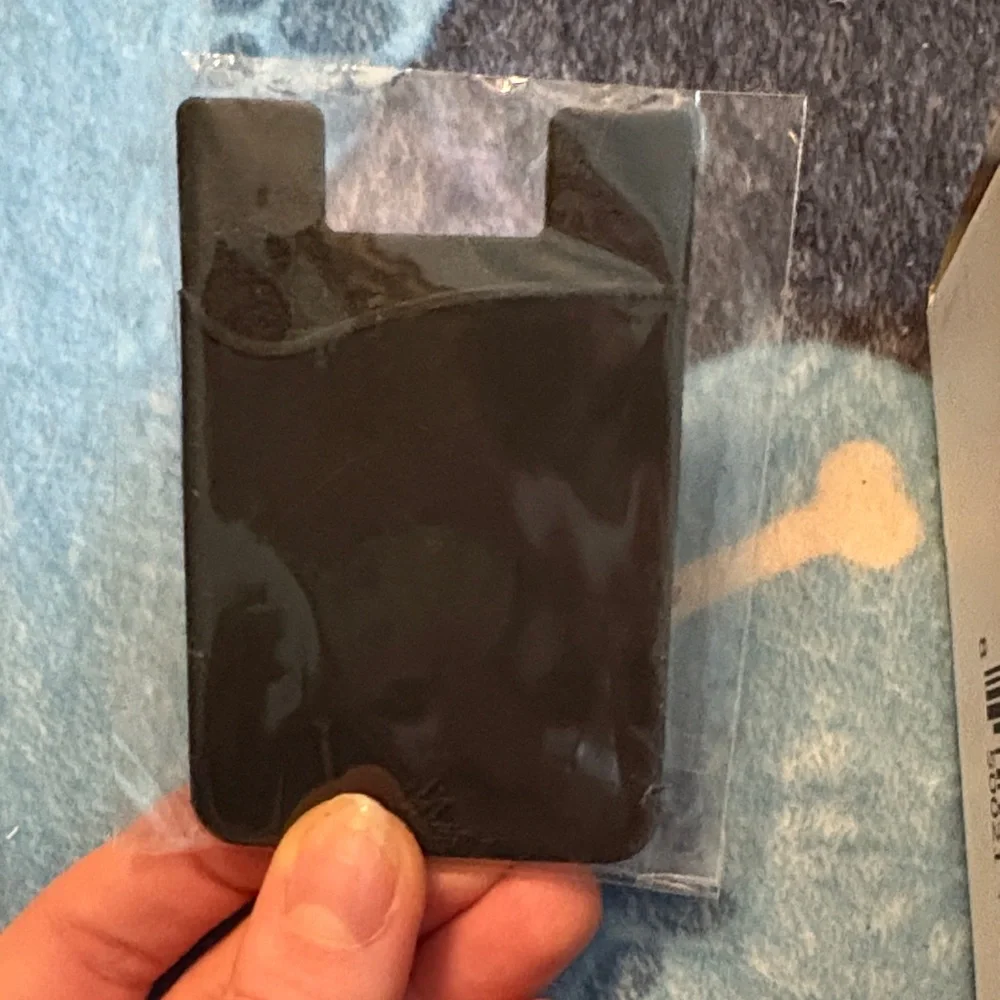 Black Phone Card Holder